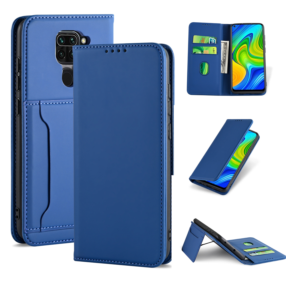 Bakeey-for-Xiaomi-Redmi-Note-9--Redmi-10X-4G-Case-Business-Flip-Magnetic-with-Multi-Card-Slots-Walle-1763324-9