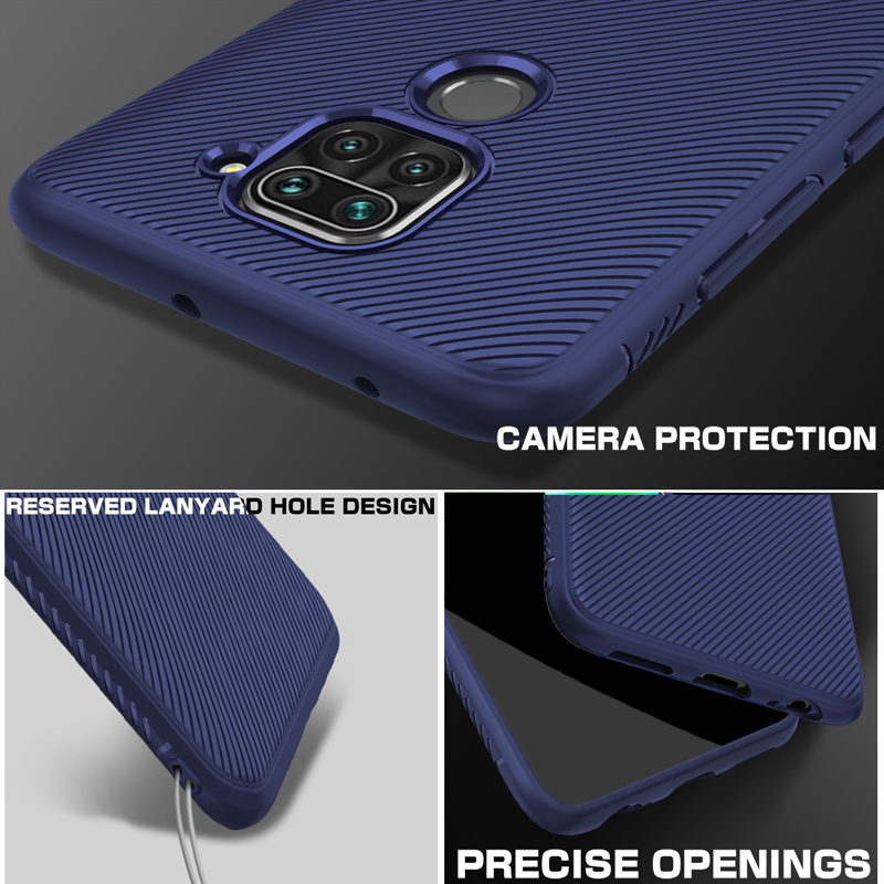 Bakeey-for-Xiaomi-Redmi-Note-9--Redmi-10X-4G-Case-Carbon-Fiber-Texture-Slim-Soft-Silicone-Shockproof-1726670-2