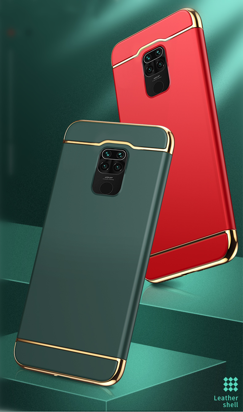 Bakeey-for-Xiaomi-Redmi-Note-9-Case-Alumimum-Metal-Frame-Shockproof-Mate-Hard-PC-Protective-Case-Non-1775657-1