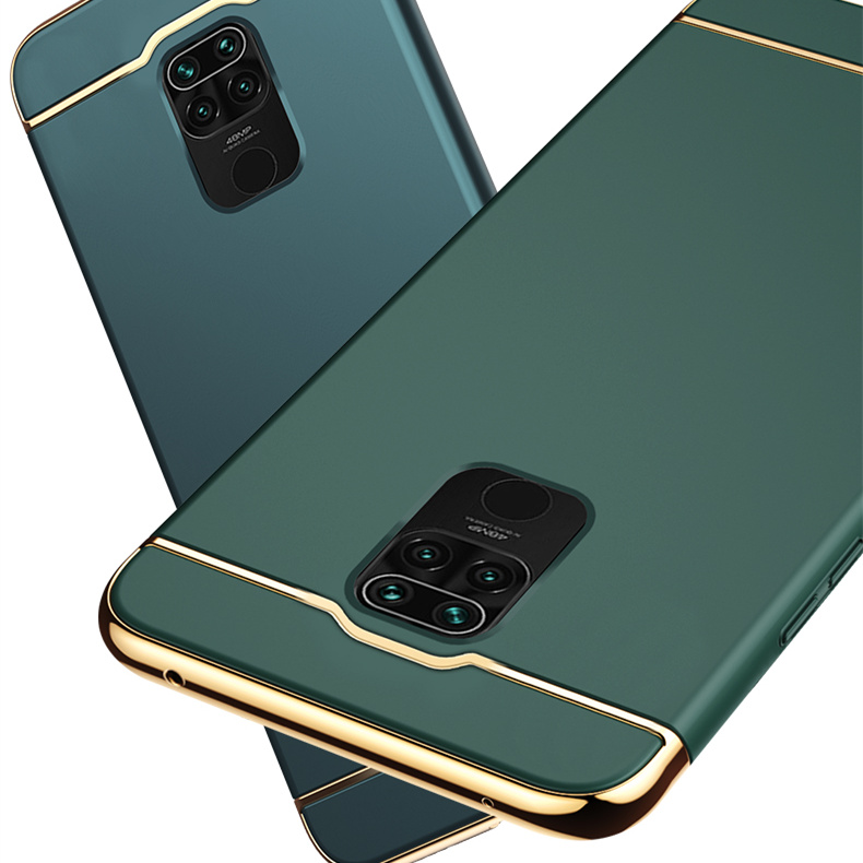 Bakeey-for-Xiaomi-Redmi-Note-9-Case-Alumimum-Metal-Frame-Shockproof-Mate-Hard-PC-Protective-Case-Non-1775657-6