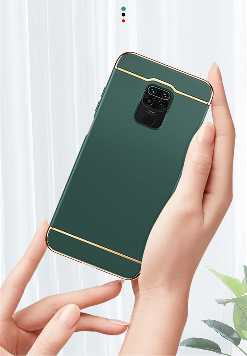 Bakeey-for-Xiaomi-Redmi-Note-9-Case-Alumimum-Metal-Frame-Shockproof-Mate-Hard-PC-Protective-Case-Non-1775657-7