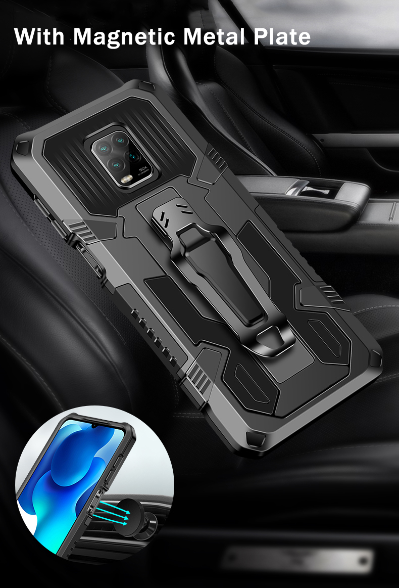 Bakeey-for-Xiaomi-Redmi-Note-9S--Redmi-Note-9-Pro-Case-Dual-Layer-Rugged-Armor-Magnetic-with-Belt-Cl-1760815-6