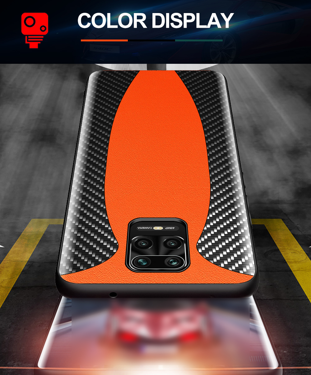 Bakeey-for-Xiaomi-Redmi-Note-9S--Redmi-Note-9-Pro-Case-Sports-Car-Pattern-Design-Carbon-Fiber-Leathe-1685211-10