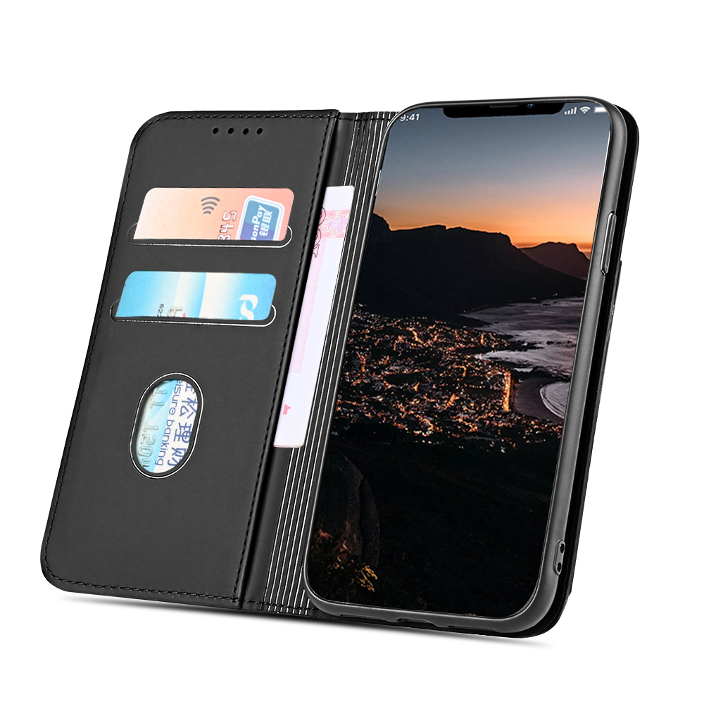Bakeey-for-iPhone-11-Case-Business-Flip-Magnetic-with-Multi-Card-Slots-Wallet-Shockproof-PU-Leather--1763200-4