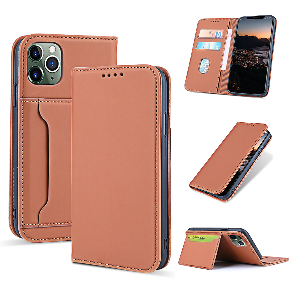 Bakeey-for-iPhone-11-Case-Business-Flip-Magnetic-with-Multi-Card-Slots-Wallet-Shockproof-PU-Leather--1763200-10