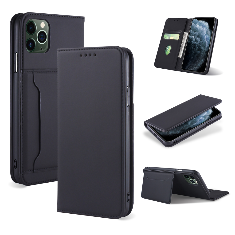 Bakeey-for-iPhone-11-Pro-Max-Case-Business-Flip-Magnetic-with-Multi-Card-Slots-Wallet-Shockproof-PU--1763230-1