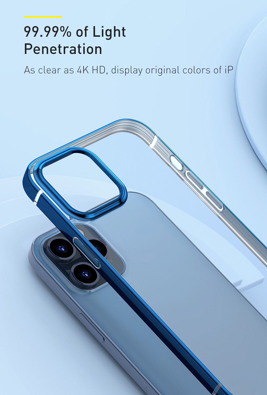 Bakeey-for-iPhone-12--For-iPhone-12-Pro-61-inch-Case-Plating-Ultra-thin-Transparent-Non-Yellow-Shock-1741168-2
