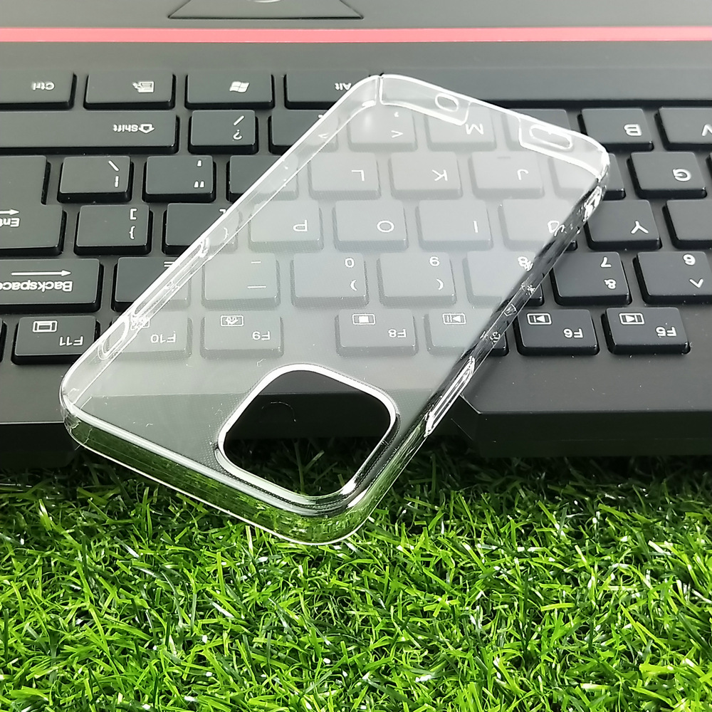 Bakeey-for-iPhone-12-61quot-Case-Crystal-Transparent-Shockproof-Non-Yellow-Hard-PC-Protective-Case-B-1787073-1