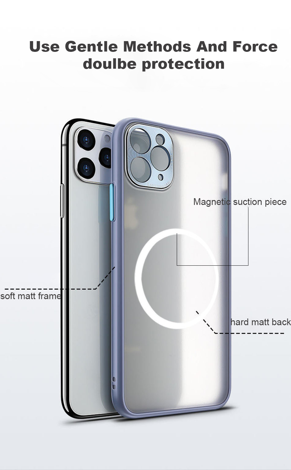 Bakeey-for-iPhone-12-Case-Support-Magsafe-Wireless-Charging-with-Lens-Protector-Anti-Fingerprint-Mat-1803583-3