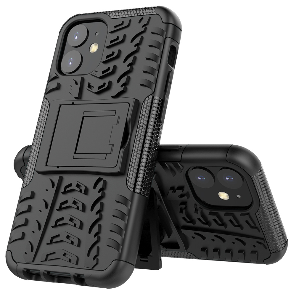 Bakeey-for-iPhone-12-Mini-54quot-Case-Armor-Shockproof-Non-slip-with-Bracket-Stand-Protective-Case-C-1783600-9