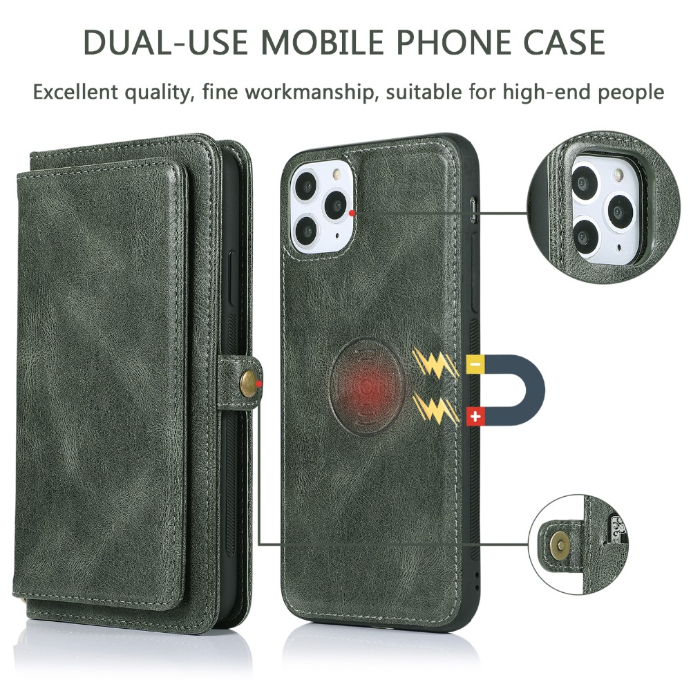 Bakeey-for-iPhone-12-Mini-Case-2-IN-1-Detachable-Magnetic-Flip-with-Multi-Card-Slot-Wallet-PU-Leathe-1756545-2