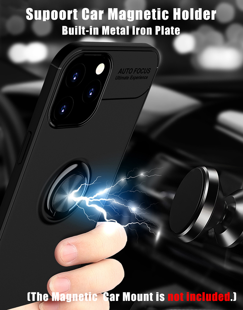 Bakeey-for-iPhone-12-Pro--12-Case-360ordm-Rotating-Magnetic-Ring-Holder-Soft-Silicone-Shockproof-Pro-1757311-2