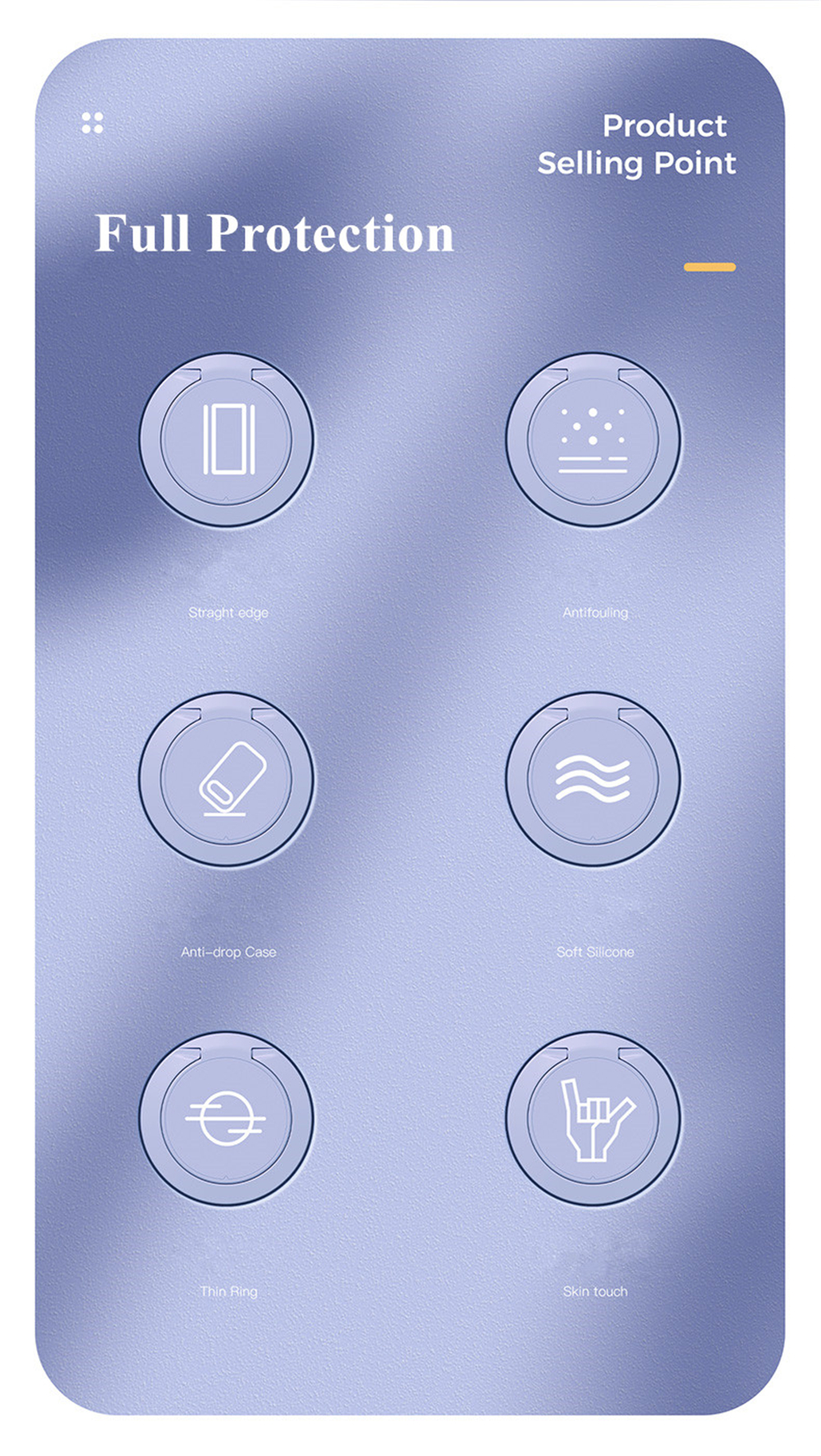 Bakeey-for-iPhone-12-Pro-61-inch-Case-with-Lens-Protector-Ring-Holder-Dirtproof-Anti-Fingerprint-Sho-1786263-3