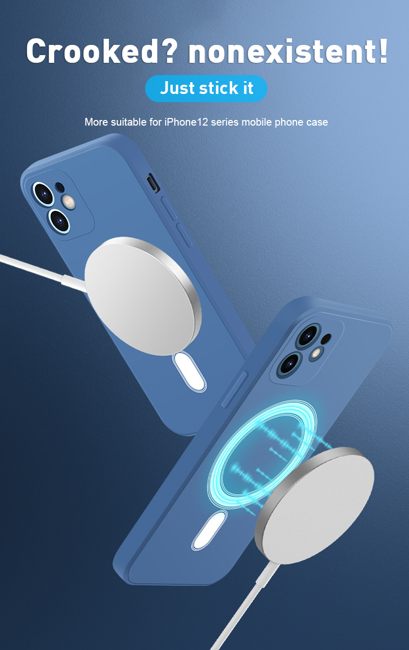 Bakeey-for-iPhone-12-Pro-61quot-Liquid-Silicone-Case-Magnetic-Anti-Fingerprint-Shockproof-Support-Wi-1812566-3