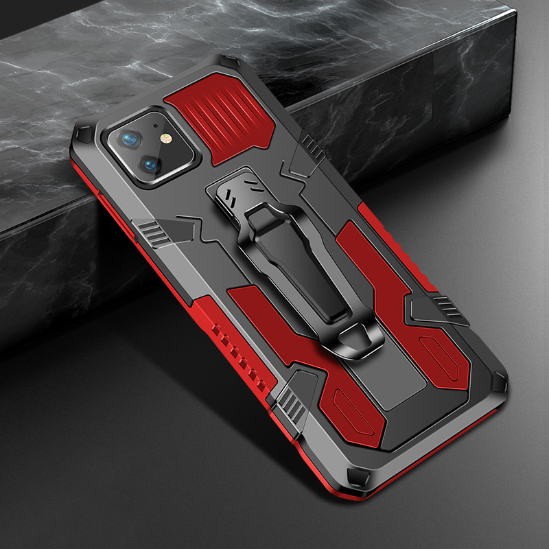 Bakeey-for-iPhone-12-Pro-Max--12--12-Mini--12-Pro-Case-Dual-Layer-Rugged-Armor-Magnetic-with-Belt-Cl-1761757-15