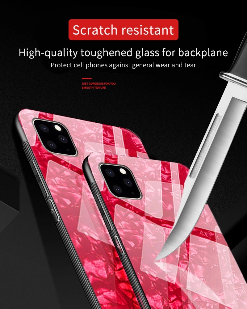 Bakeey-for-iPhone-12-Pro-Max-67-inch-Case-Luxury-TPU--Glass-Shockproof-Shell-Protective-Case-Cover-1812557-4