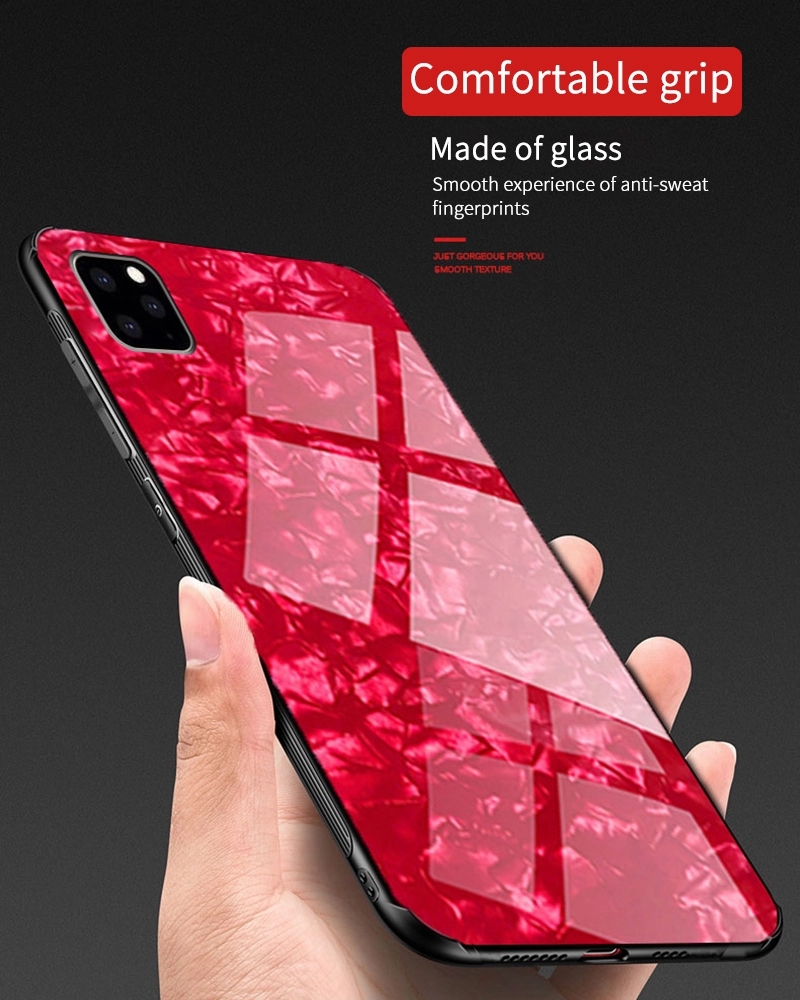 Bakeey-for-iPhone-12-Pro-Max-67-inch-Case-Luxury-TPU--Glass-Shockproof-Shell-Protective-Case-Cover-1812557-5
