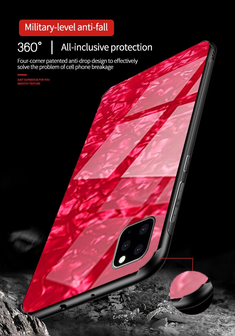Bakeey-for-iPhone-12-Pro-Max-67-inch-Case-Luxury-TPU--Glass-Shockproof-Shell-Protective-Case-Cover-1812557-9