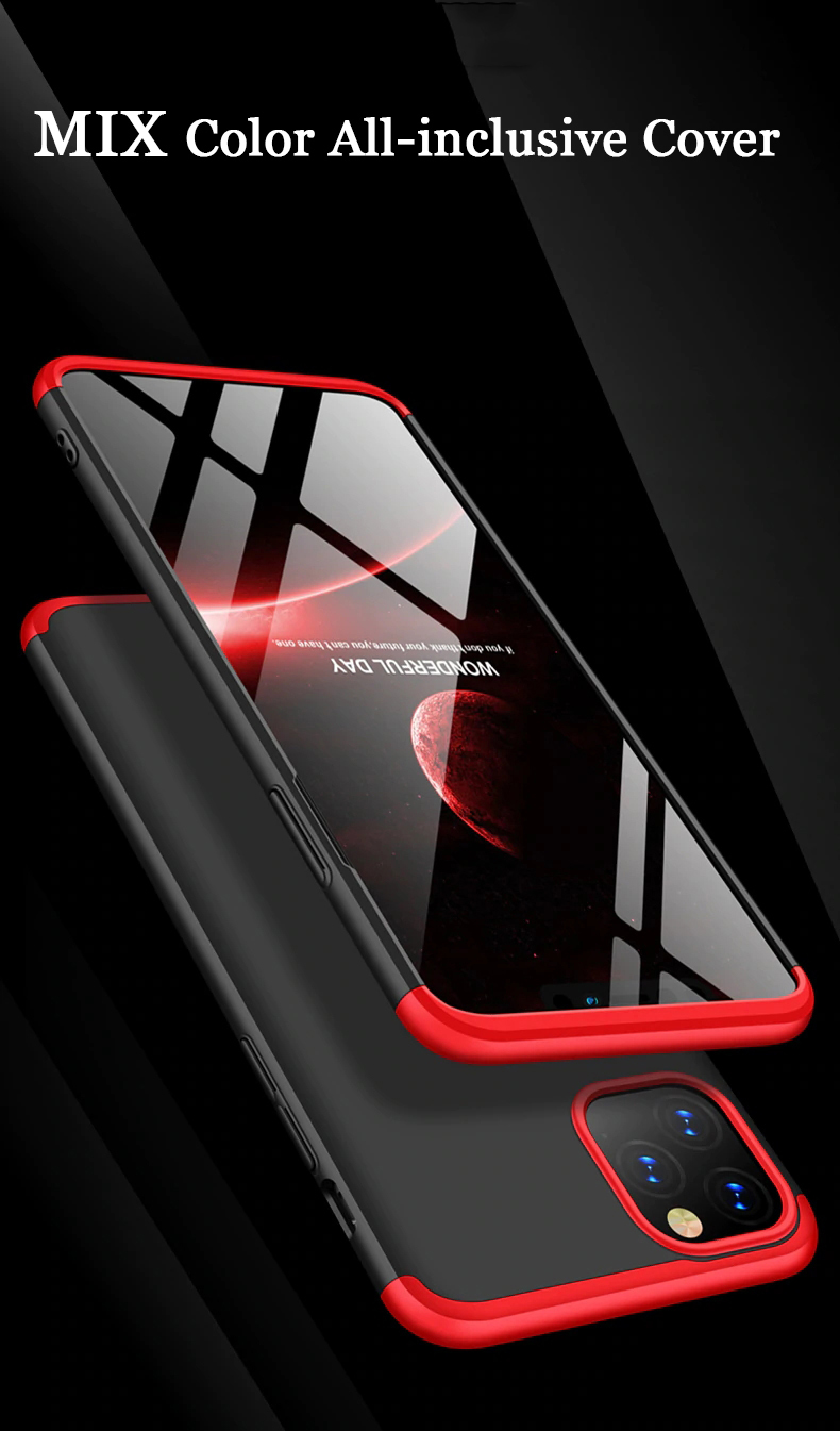 Bakeey-for-iPhone-12-Pro-Max-Case-3-in-1-Detachable-Double-Dip-with-Lens-Protector-Frosted-Anti-Fing-1776625-1
