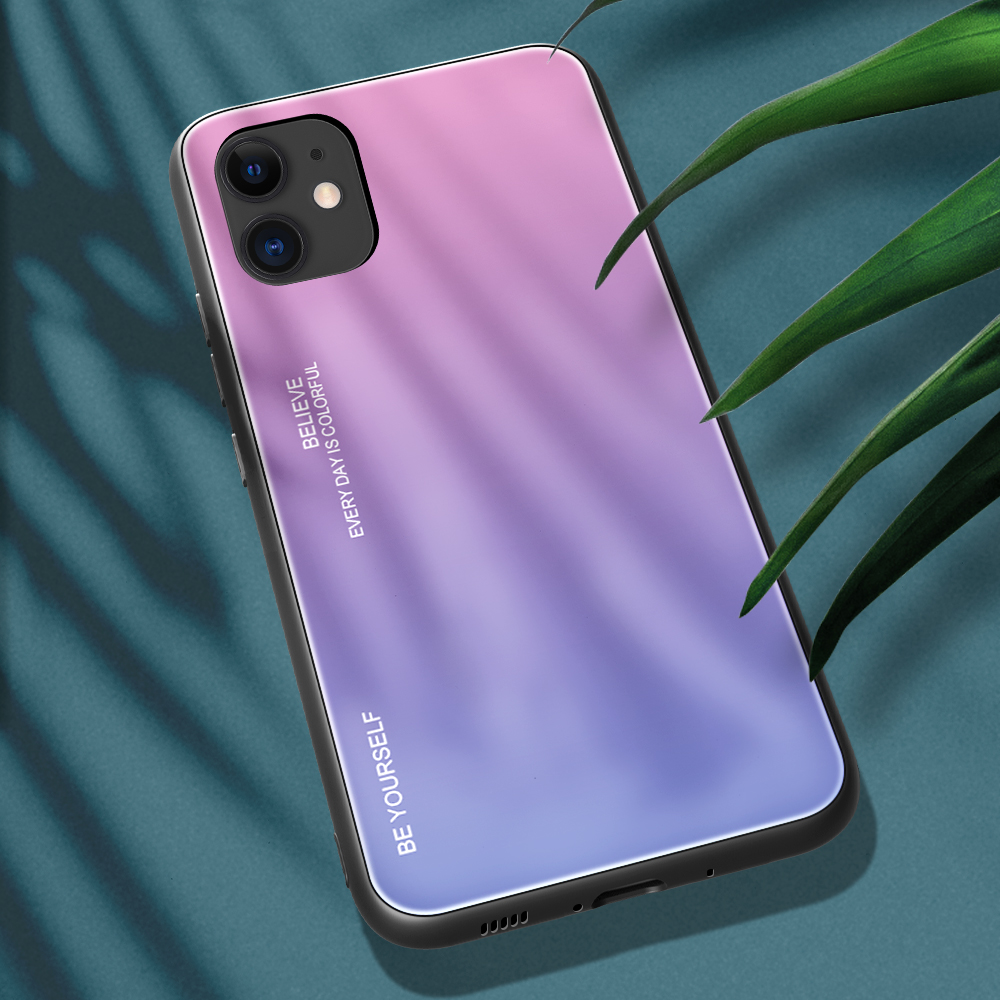 Bakeey-for-iPhone-12-for-iPhone-12-Pro-61-inch-Case-Gradient-Color-Tempered-Glass-Shockproof-Scratch-1754902-12