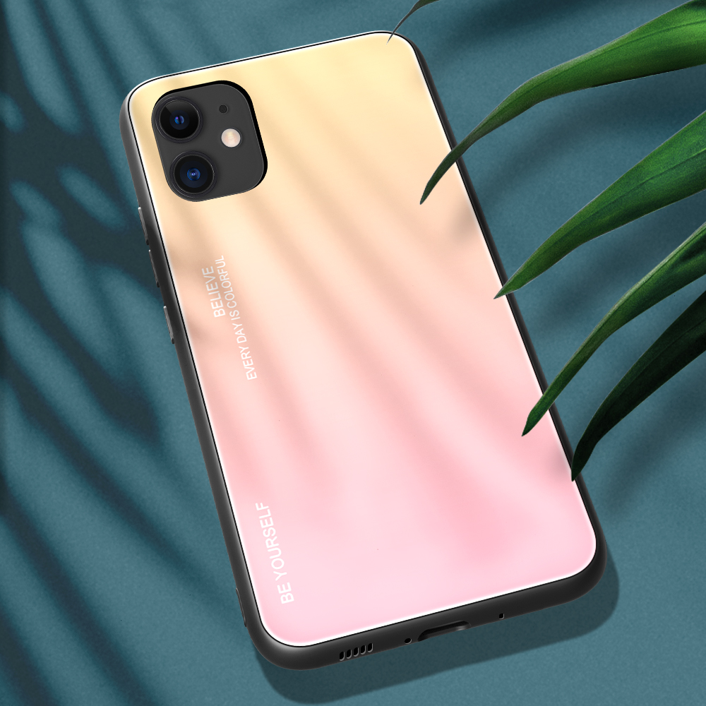 Bakeey-for-iPhone-12-for-iPhone-12-Pro-61-inch-Case-Gradient-Color-Tempered-Glass-Shockproof-Scratch-1754902-14