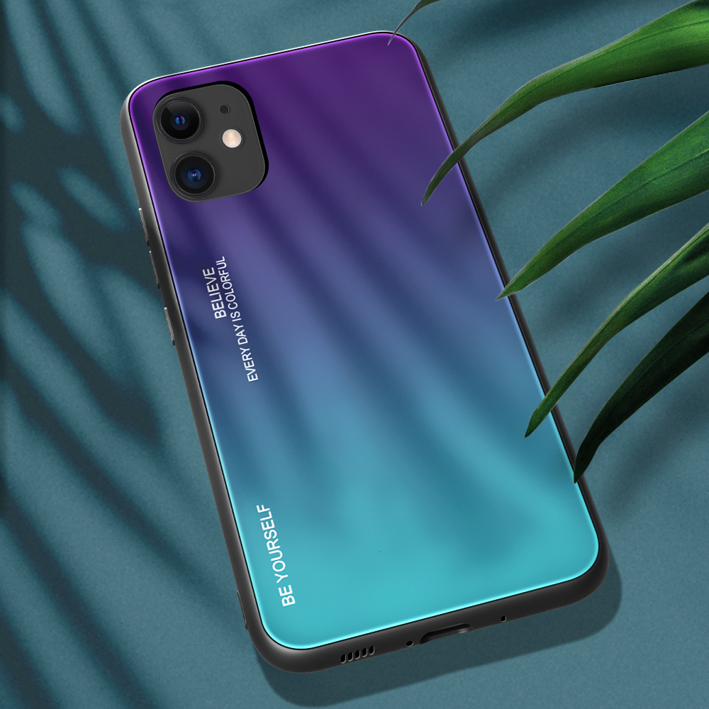 Bakeey-for-iPhone-12-for-iPhone-12-Pro-61-inch-Case-Gradient-Color-Tempered-Glass-Shockproof-Scratch-1754902-15