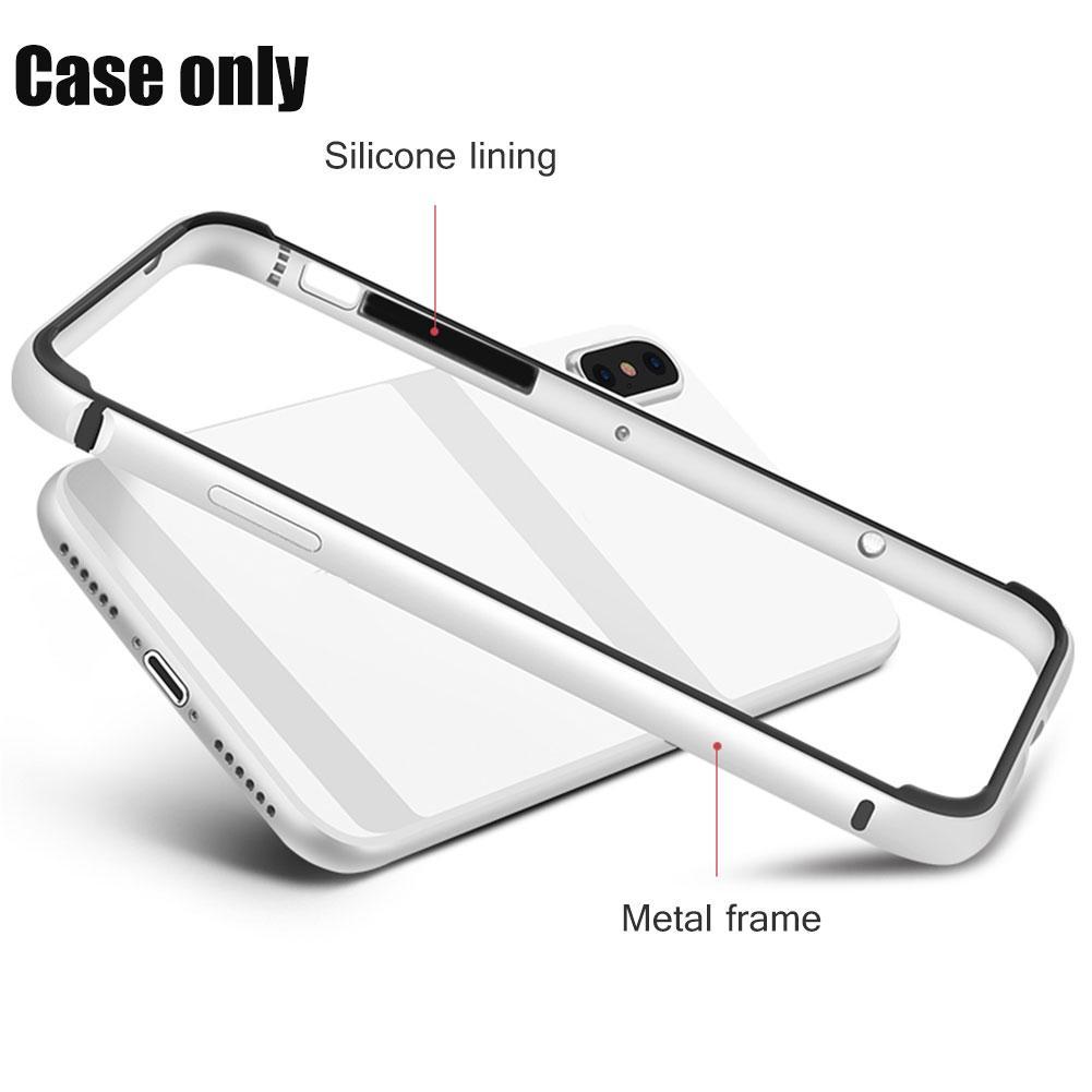 Bakeey-for-iPhone-12iPhone-12-Pro-61quot-Case-Aluminum-Frame-Metal-Bumper-Hard-Shockproof-Protective-1770226-3
