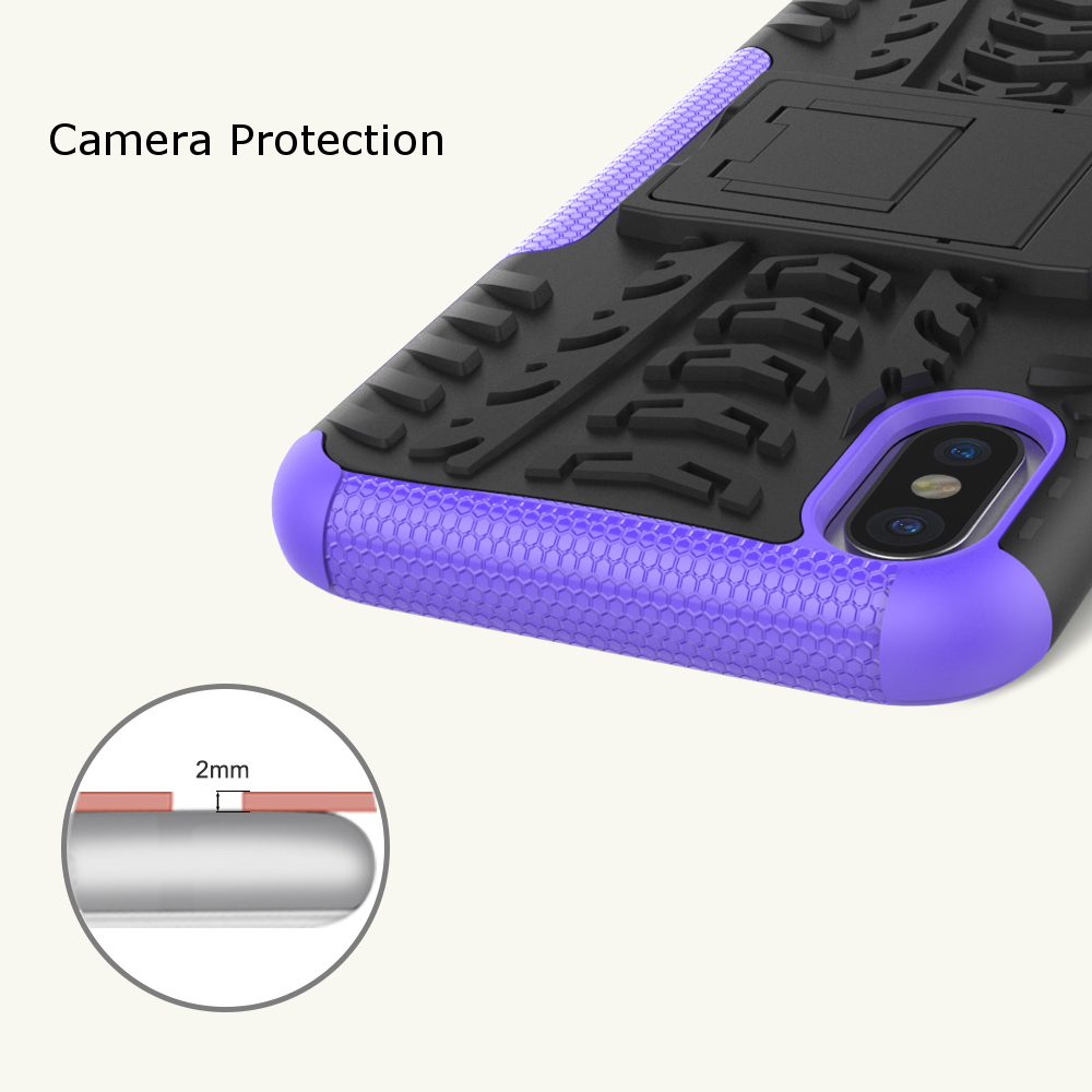 Bakeeytrade-2-in-1-Armor-Kickstand-TPU--PC-Hybrid-Case-Caver-for-iPhone-X-1239124-4
