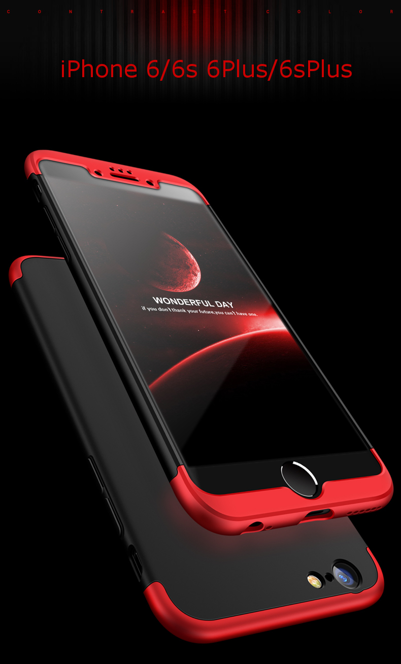 Bakeeytrade-3-in-1-Double-Dip-360deg-Full-Protection-PC-Case-for-iPhone-66s-6Plus6sPlus-1224596-1