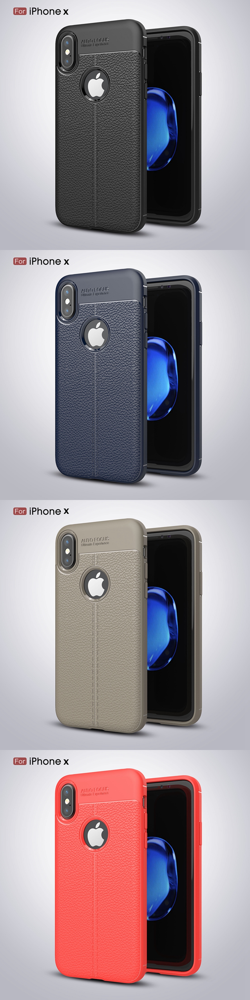 Bakeeytrade-Anti-Fingerprint-Soft-TPU-Litchi-Leather-Case-Cover-for-iPhone-X787Plus8Plus6Plus6sPlus-1203025-7