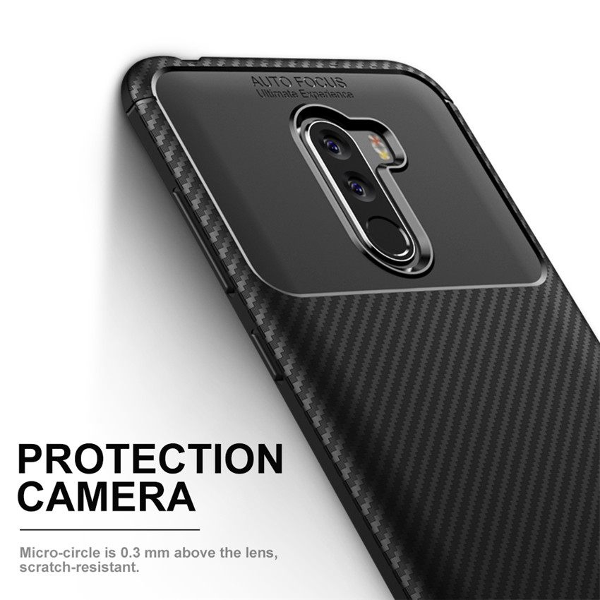 Bakeeytrade-Carbon-Fiber-Pattern-Shockproof-Silicone-Back-Cover-Protective-Case-for-Xiaomi-Pocophone-1380211-8
