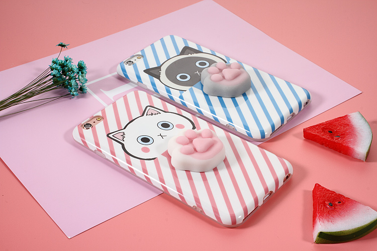Bakeeytrade-Cartoon-3D-Squishy-Squeeze-Slow-Rising-Cat-Claws-Soft-TPU-Case-for-iPhone-6-6s-6Plus-6sP-1168398-4