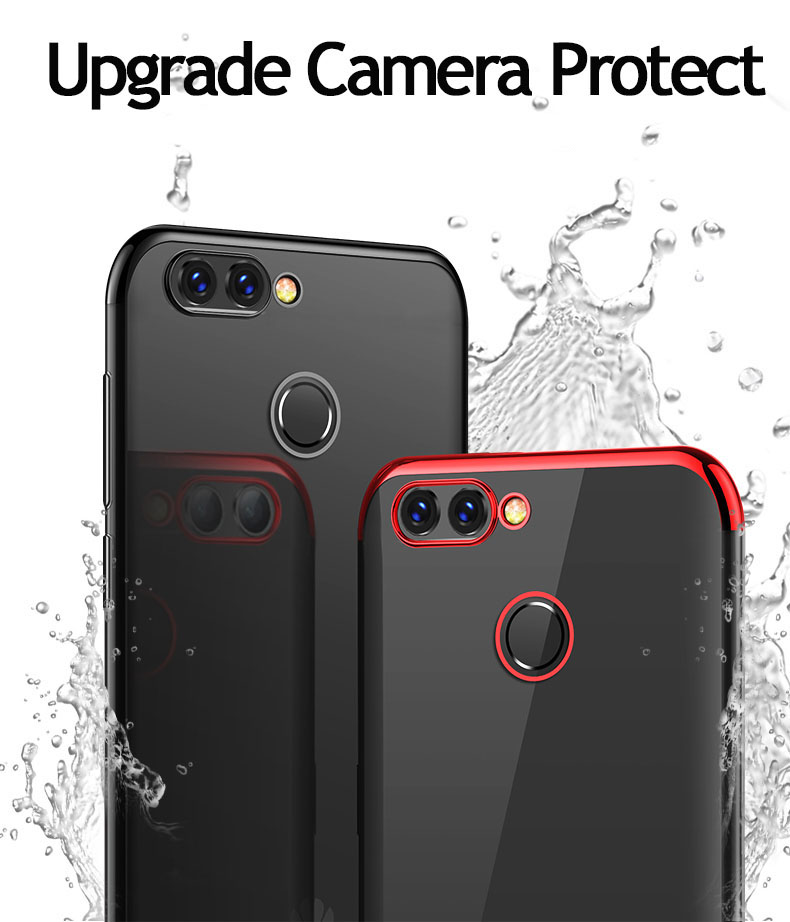 Bakeeytrade-Color-Plating-Transparent-Soft-TPU-Back-Cover-Protective-Case-for-Xiaomi-Mi-8-Lite-626-i-1390183-2