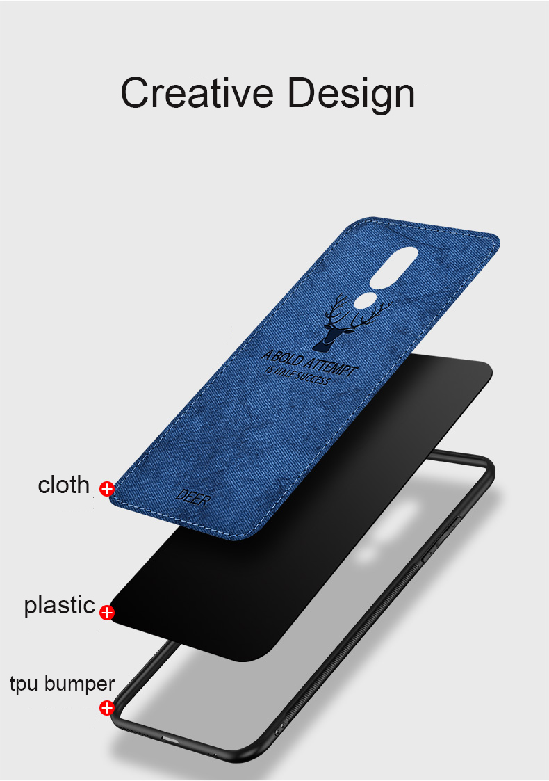 Bakeeytrade-Deer-Pattern-Shockproof-Cloth-Soft-TPU-Back-Cover-Protective-Case-for-Meizu-16--Meizu-16-1440592-2