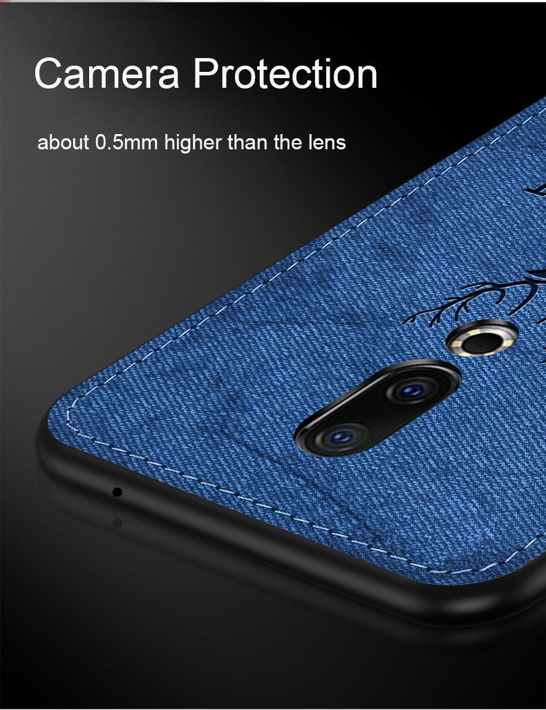 Bakeeytrade-Deer-Pattern-Shockproof-Cloth-Soft-TPU-Back-Cover-Protective-Case-for-Meizu-16--Meizu-16-1440592-5