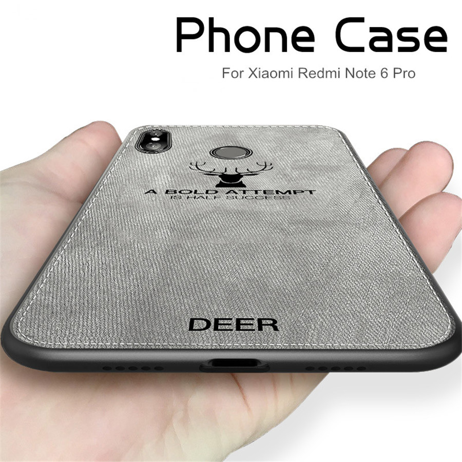 Bakeeytrade-Deer-Shockproof-Cloth-Soft-TPU-Back-Cover-Protective-Case-for-Xiaomi-Redmi-Note-6-Pro-No-1373867-1