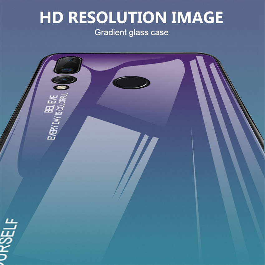 Bakeeytrade-Gradient-Color-Tempered-Glass--Soft-TPU-Back-Cover-Protective-Case-for-Xiaomi-Redmi-Note-1439367-3