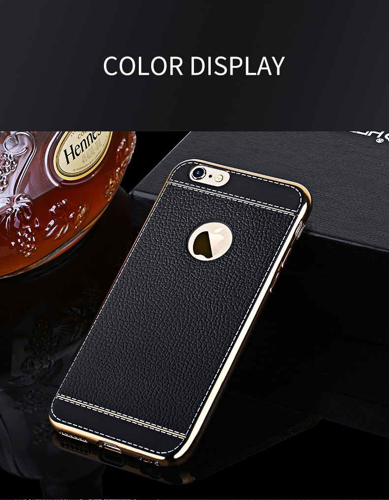 Bakeeytrade-Litchi-Grain-Plating-TPU-Silicone-Ultra-Thin-Cover-Case-for-iPhone-6Plus--6sPlus-55-Inch-1155345-10