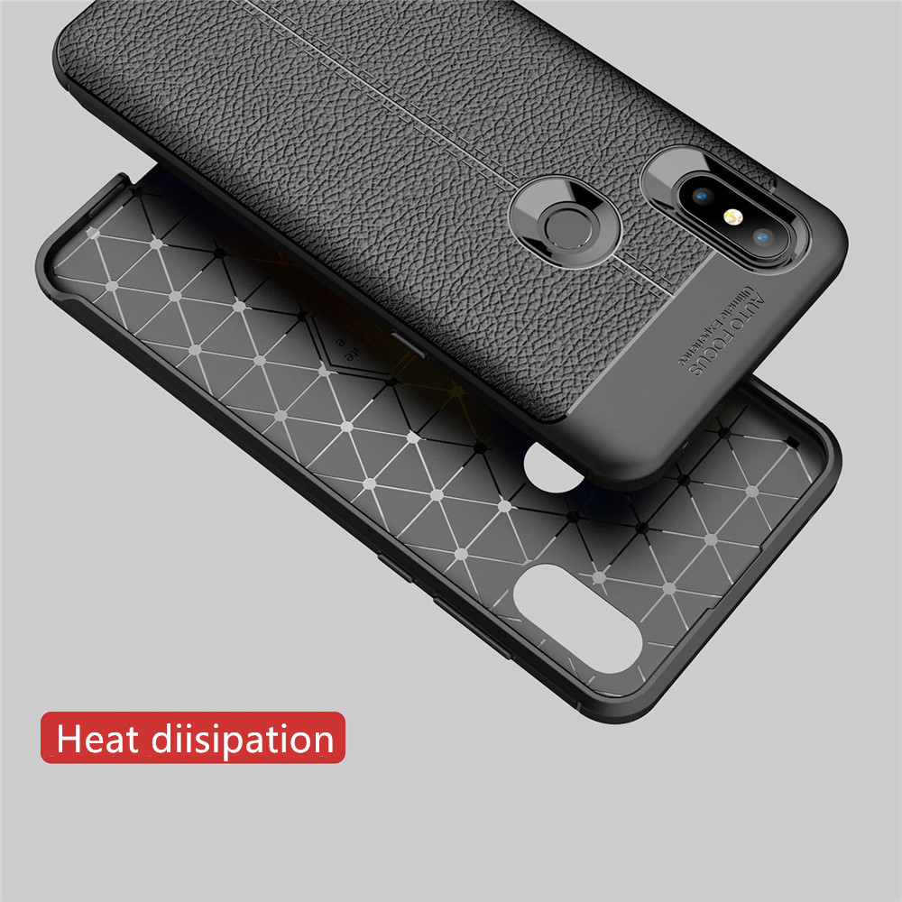 Bakeeytrade-Litchi-Pattern-Shockproof-Soft-TPU-Back-Cover-Protective-Case-for-Xiaomi-Mi-Mix-3-Non-or-1483858-6
