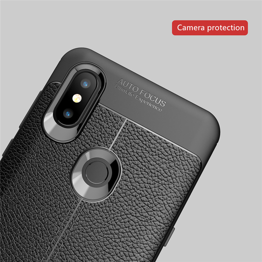 Bakeeytrade-Litchi-Pattern-Shockproof-Soft-TPU-Back-Cover-Protective-Case-for-Xiaomi-Mi-Mix-3-Non-or-1483858-7