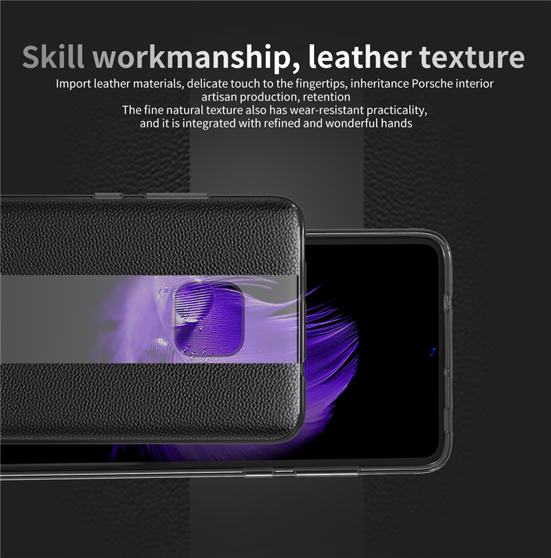 Bakeeytrade-Luxury-Shockproof-PU-Leather--Soft-TPU-Back-Cover-Protective-Case-for-Huawei-Mate-20-1425058-4