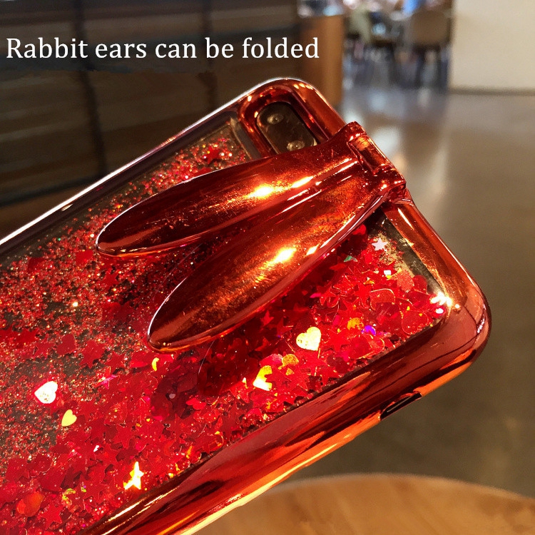 Bakeeytrade-Rabbit-Ears-Bracket-Glitter-Quicksand-Dynamic-Liquid-Plating-TPU-Case-for-iPhone-7Plus-5-1176797-2