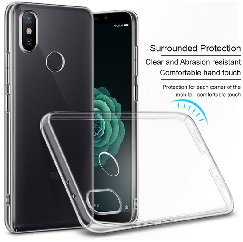 Bakeeytrade-Transparent-Shockproof-Ultra-Thin-Hard-PC-Protective-Cover-Back-Case-for-Xiaomi-Mi-6X--M-1415305-2