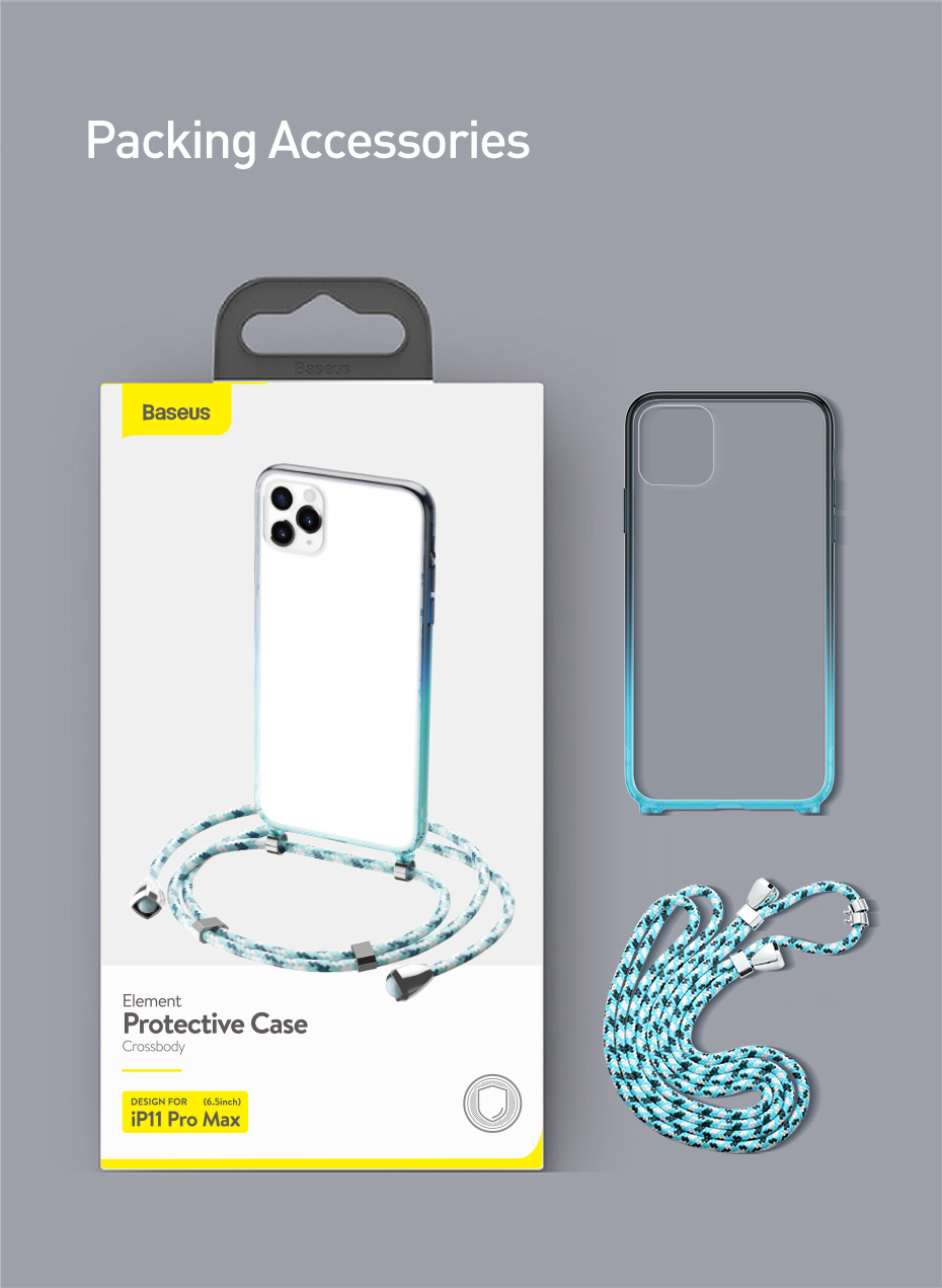 Baseus-Bumpers-Transparent-Non-Yellow-with-Anti-lost-Crossbody-Lanyard-Shockproof-Protective-Case-fo-1713216-12