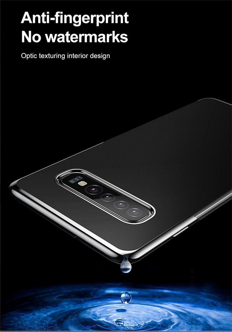 Baseus-Plating-Transparent-Shockproof-Soft-TPU-Back-Cover-Protective-Case-for-Samsung-Galaxy-S10-1457856-5