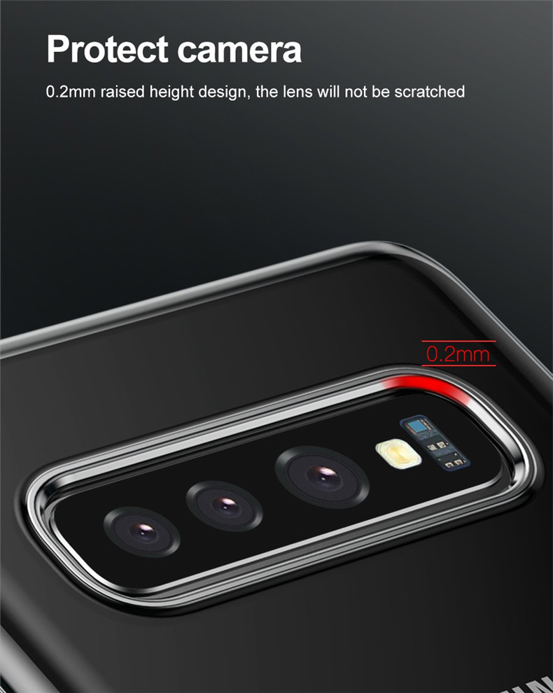 Baseus-Plating-Transparent-Shockproof-Soft-TPU-Back-Cover-Protective-Case-for-Samsung-Galaxy-S10-1457856-8