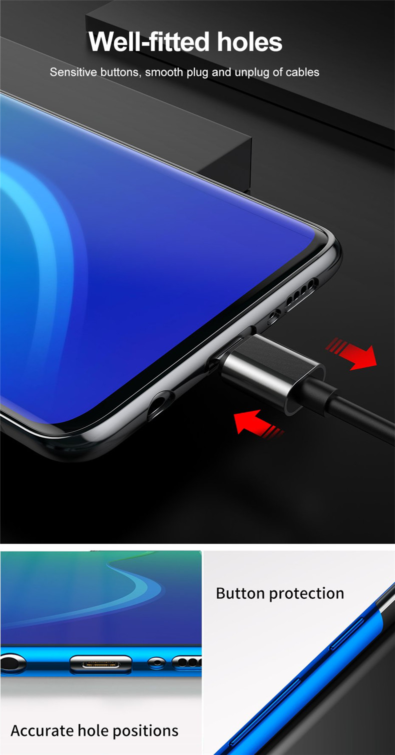 Baseus-Plating-Transparent-Shockproof-Soft-TPU-Back-Cover-Protective-Case-for-Samsung-Galaxy-S10-1457856-9