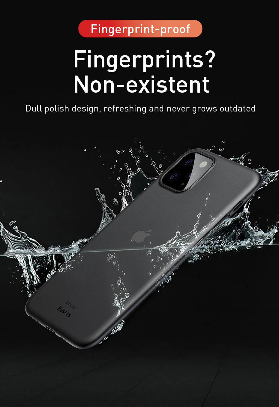 Baseus-Ultra-Thin-Anti-scratch-Matte-Translucent-PP-Protective-Case-for-iPhone-11-61-inch-1563491-5
