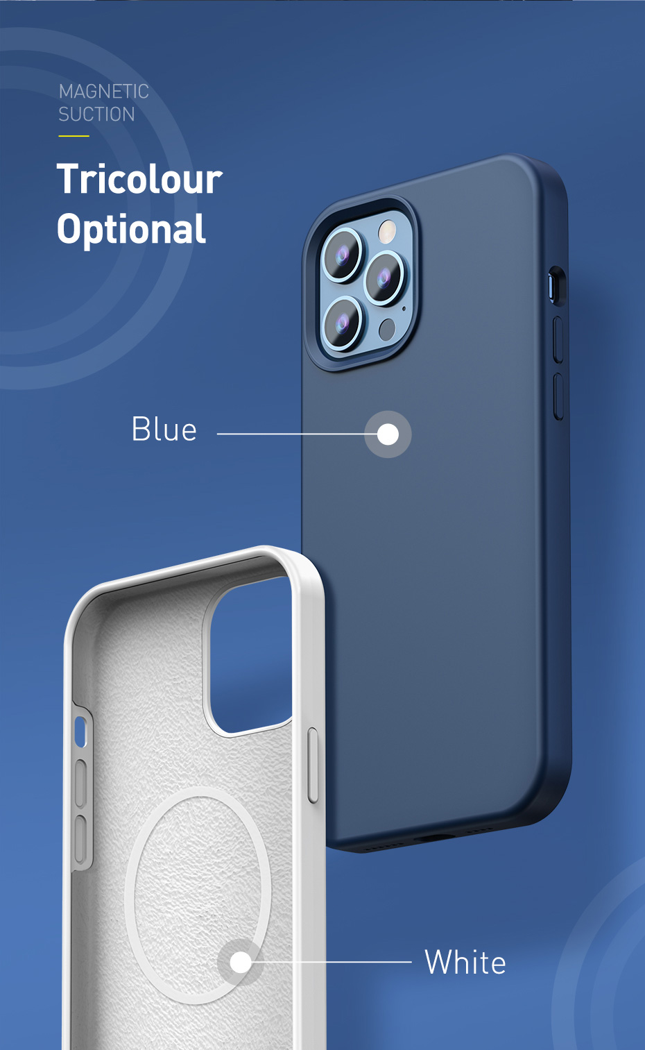 Baseus-for-iPhone-12-Mini-54quot-Set-of-Accessories-Case-Magnetic-Anti-Fingerprint-Shockproof-Protec-1811815-11