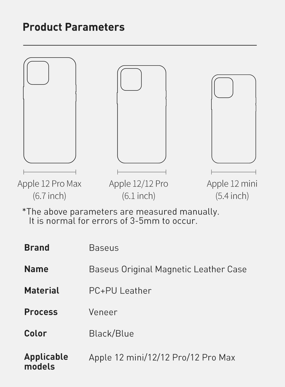 Baseus-for-iPhone-12-Mini-Case-Magnetic-Anti-Fingerprint-Shockproof-PU-Leather-Protective-Case-Back--1770978-13